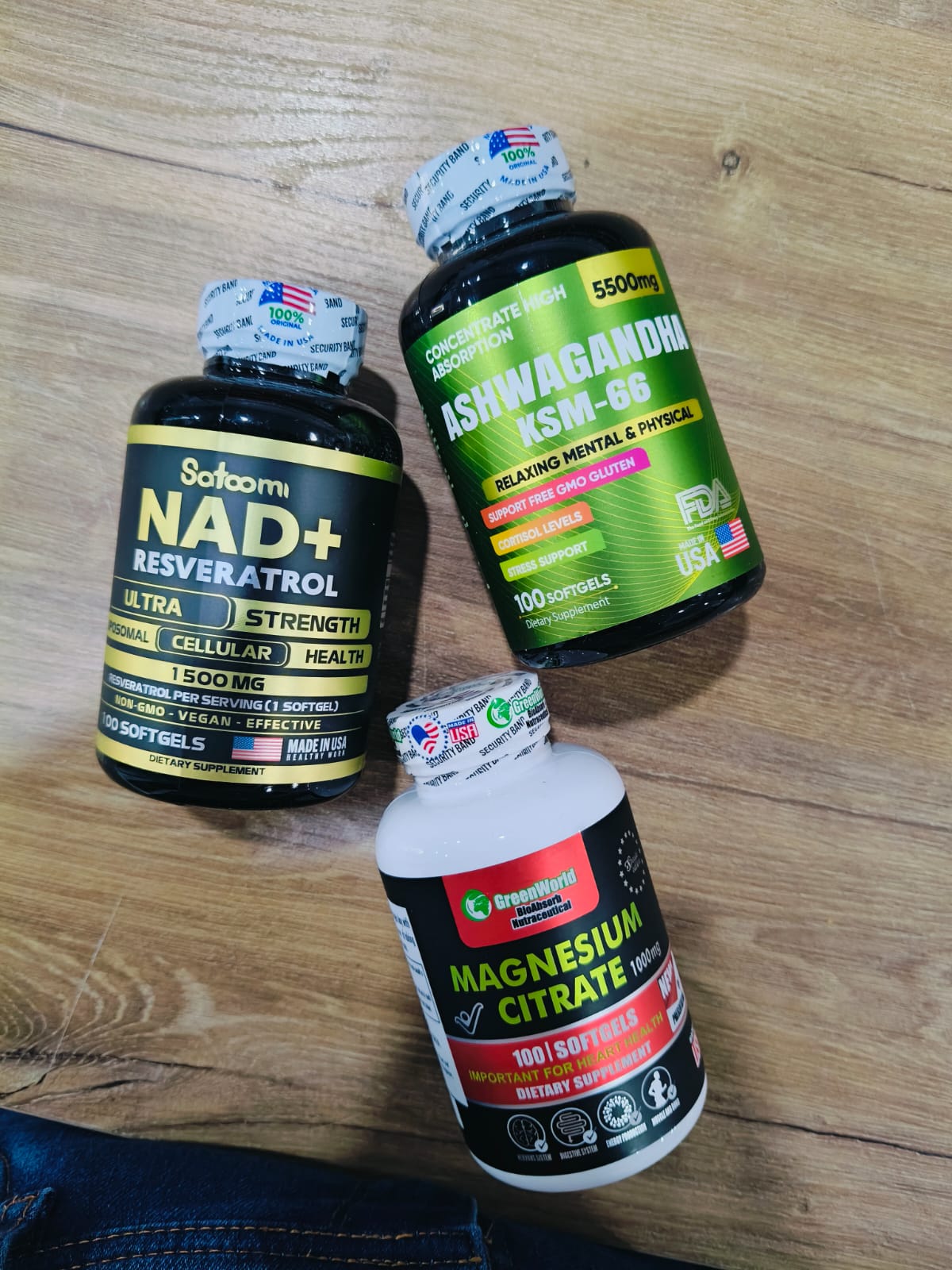NAD + ASHWAGANDHA + MAGNESIUM CITRATE